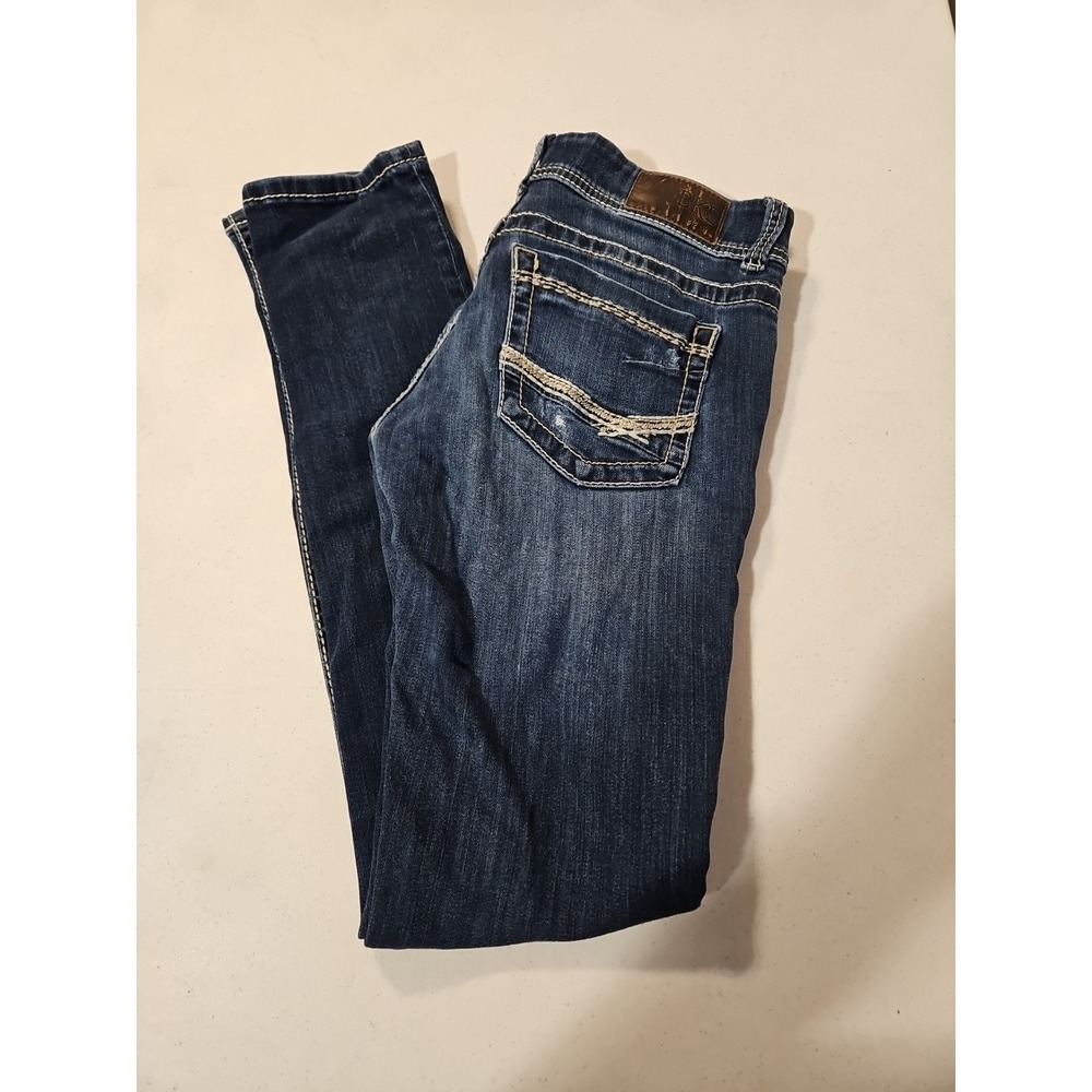 Buckle BKE Denim Stella Womens 28L Stretch Cropped Slim Low‎ Rise Jeans (1477